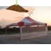 Party Tents Direct 20' x 20' Outdoor Wedding Canopy Event Tent Top ONLY, Red White and Blue   